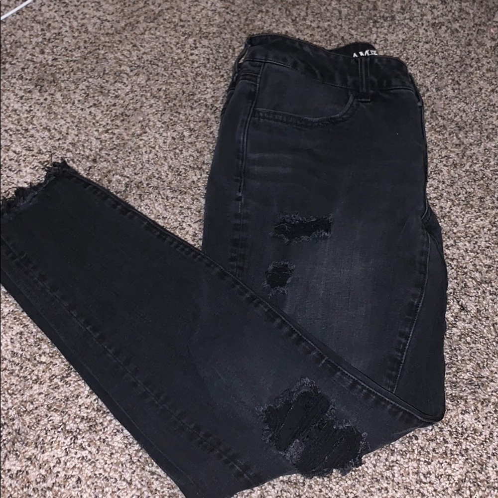 BLACK AMERICAN EAGLE JEANS